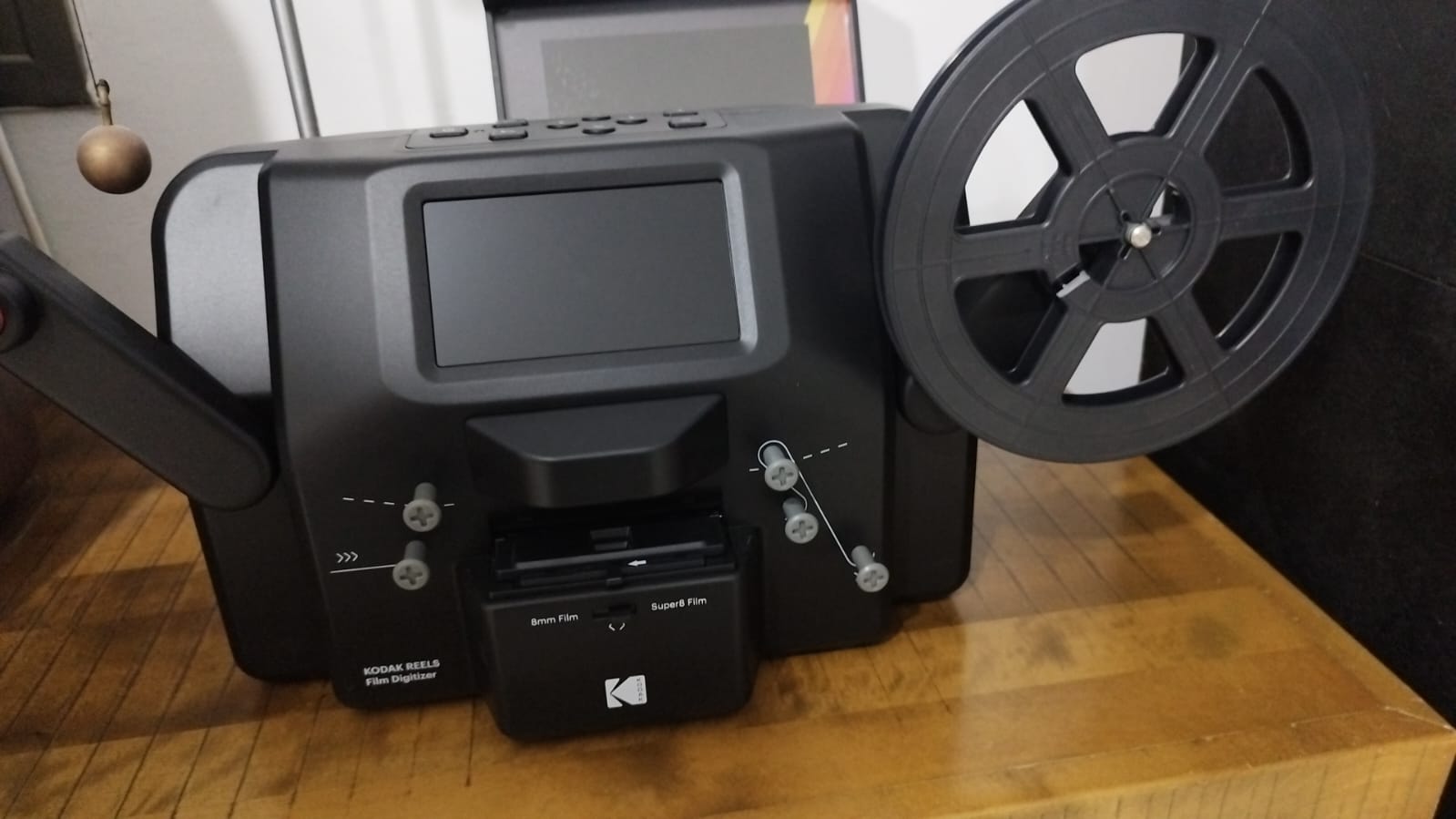 Kodak 8mm film scanner setup